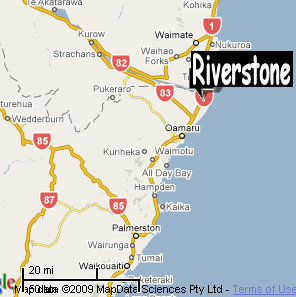 Riverstone Kitchen Oamaru Map